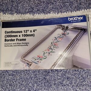 Brother Embroidery Border Frame with Flora